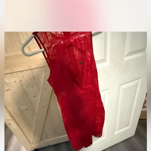 Guess Vibrant Red Mini Dress - Picture 6 of 6